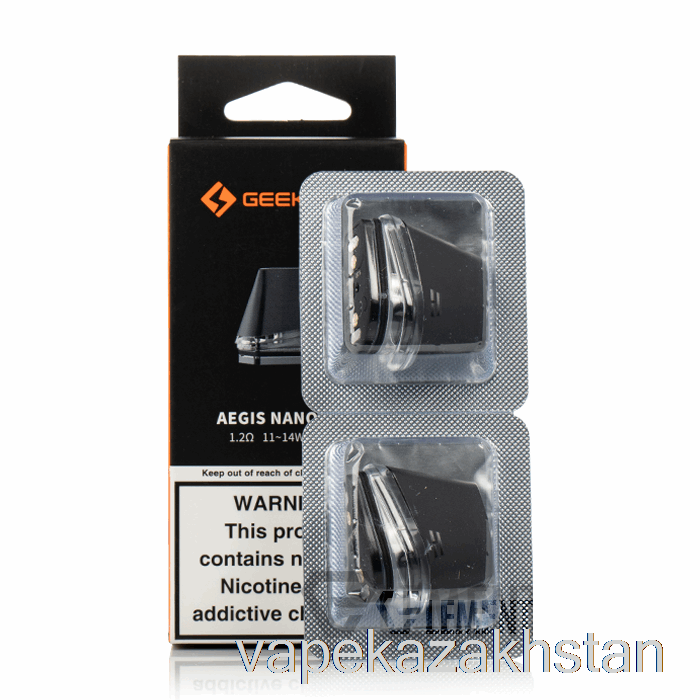 Vape Smoke Geek Vape AEGIS NANO Replacement Pods 1.2ohm MTL Pods